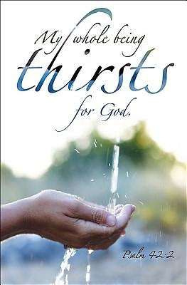 Hands & Water Scripture Series Bulletin (Pkg of 50)