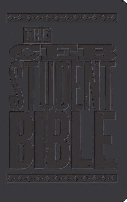 CEB Student Bible Black Decotone