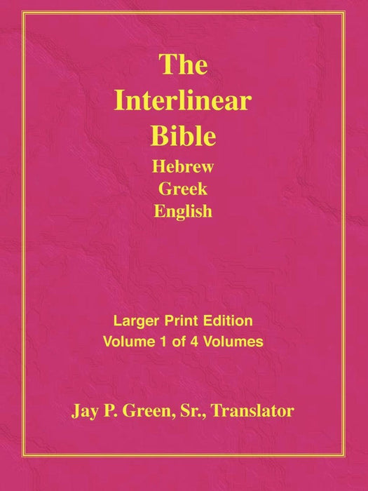 Larger Print Bible-Il-Volume 1