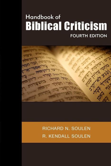 Handbook of Biblical Criticism