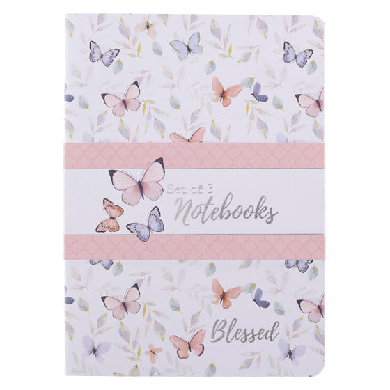 Butterfly Notebook Set (pack of 3)