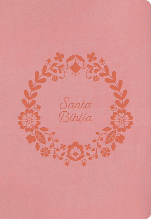RVR 1960 Biblia para regalos y premios, rosa símil piel