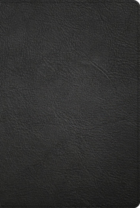 KJV Large Print Thinline Bible, Black Genuine Leather