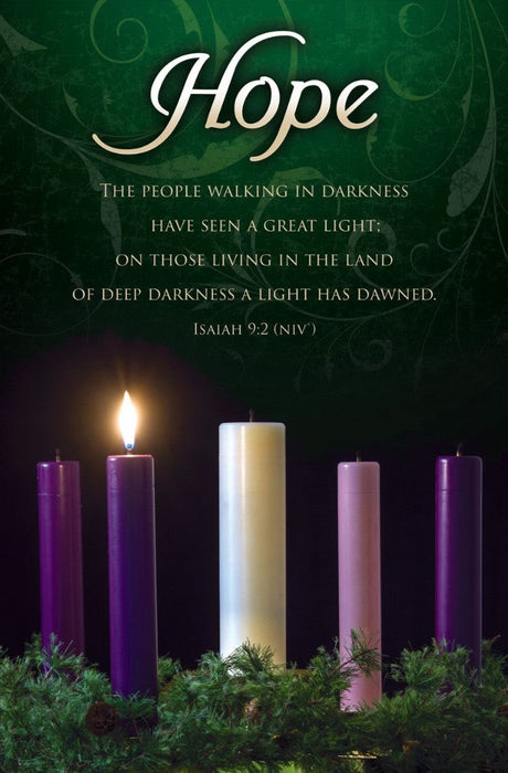 Hope Advent Week 1 Bulletin (pack of 100)