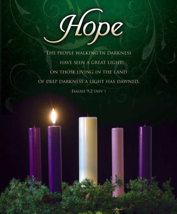 Hope Advent Week 1 Large Bulletin (pack of 100)