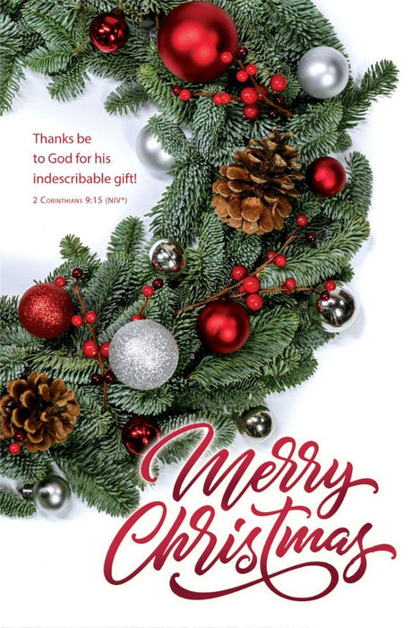 Merry Christmas Bulletin (pack of 100)