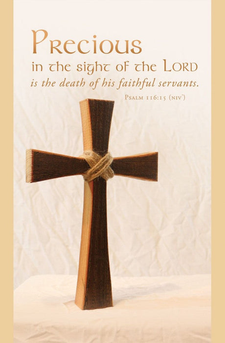 Precious in the Sight Funeral Bulletin (pack of 100)