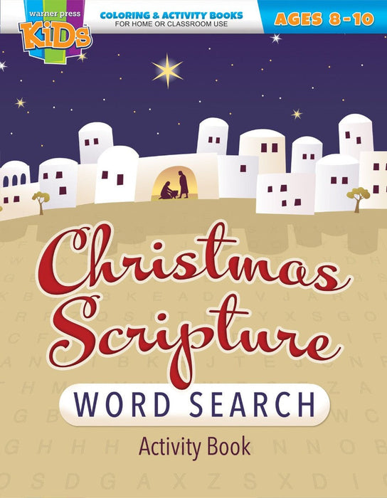 Christmas Scripture Word Search Activity Book