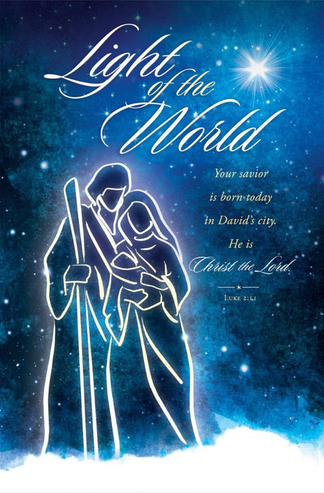 Light of the World Christmas Bulletin (pack of 100)