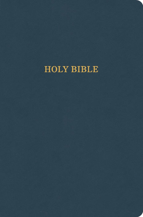KJV Large Print Thinline Bible, Value Edition, Slate Leather