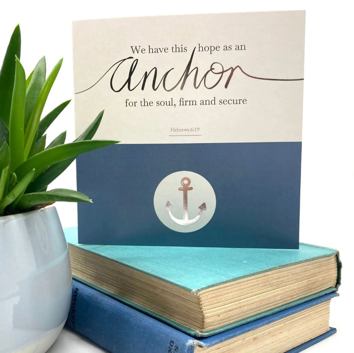 Firm and Secure Foil Notecard