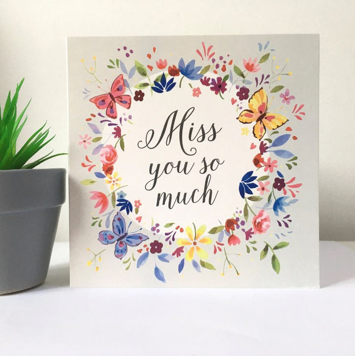 Miss You So Much Card