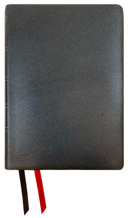 NASB 2020 Wide Margin Reference Bible, Black Genuine Leather