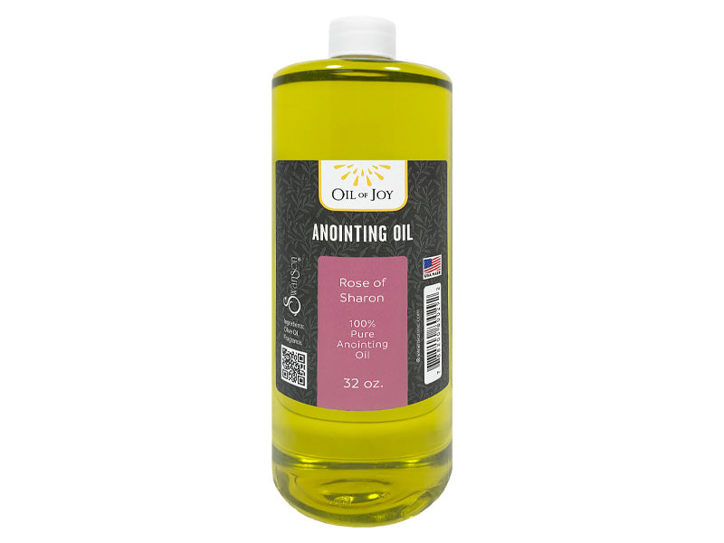 Anointing Oil Rose of Sharon 32 Oz Bottle