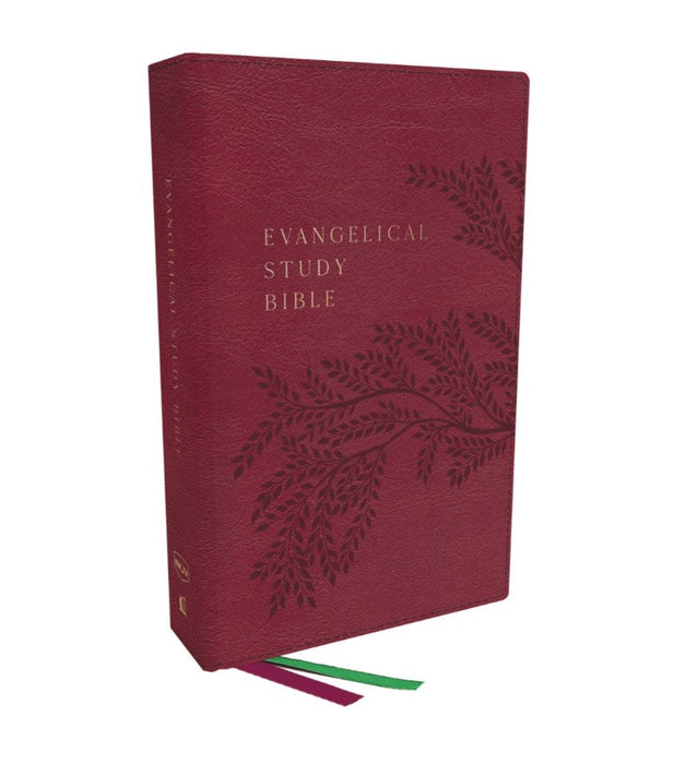 NKJV Evangelical Study Bible, Rose, Indexed