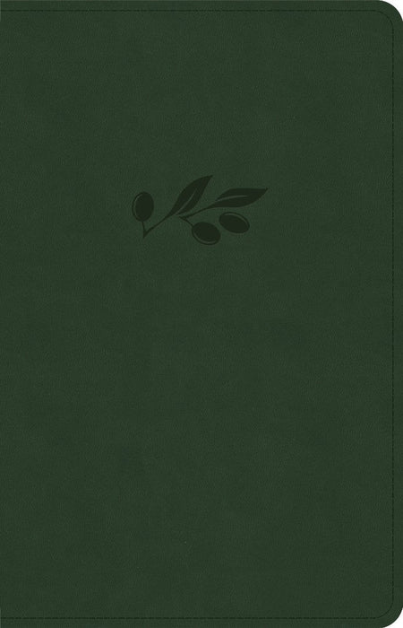 NASB Personal Size Bible, Olive Leathertouch