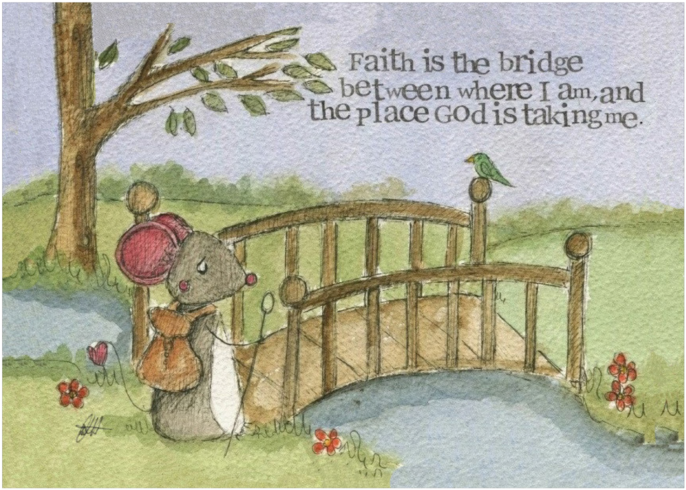 Encouragement Print The Bridge Single Print