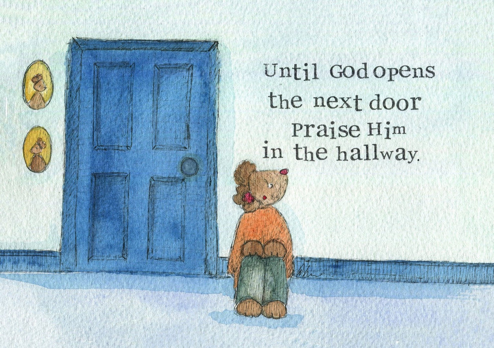 Praise Him In The Hallway Single Print