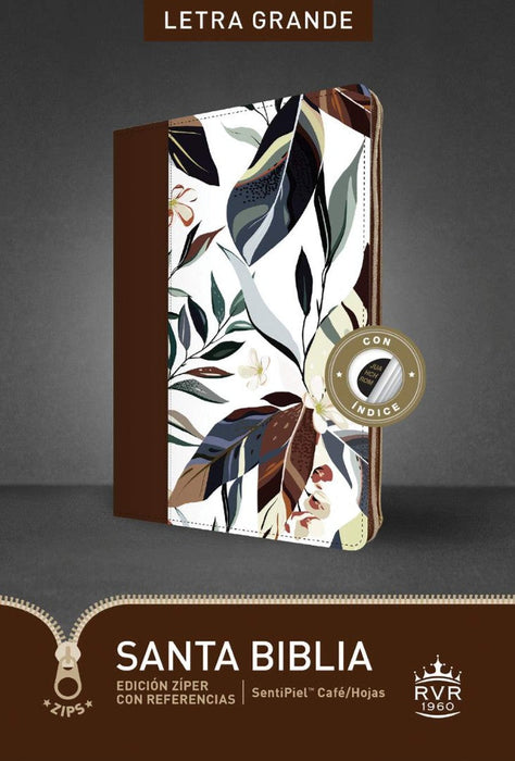 Santa Biblia RVR60, Edición Zíper Con Referencias