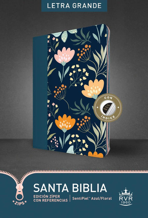Santa Biblia RVR60, Edición Zíper Con Referencias