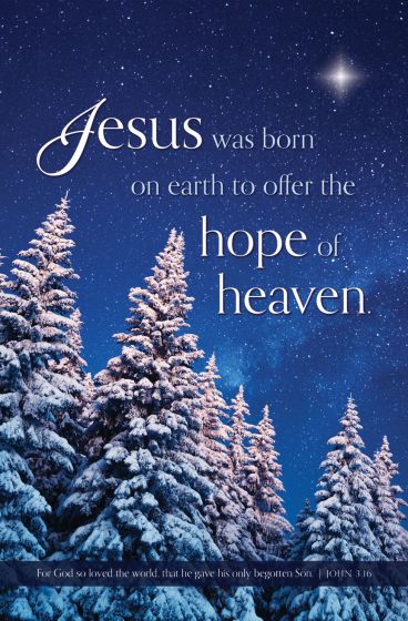 Hope of Heaven Christmas Bulletin (Pack of 100)