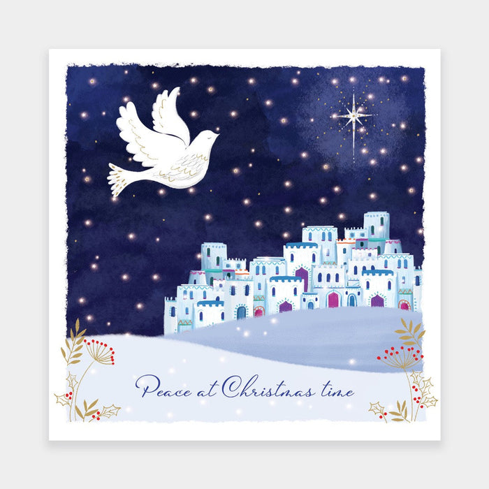 Peaceful Bethlehem Christmas Cards - Pack of 10