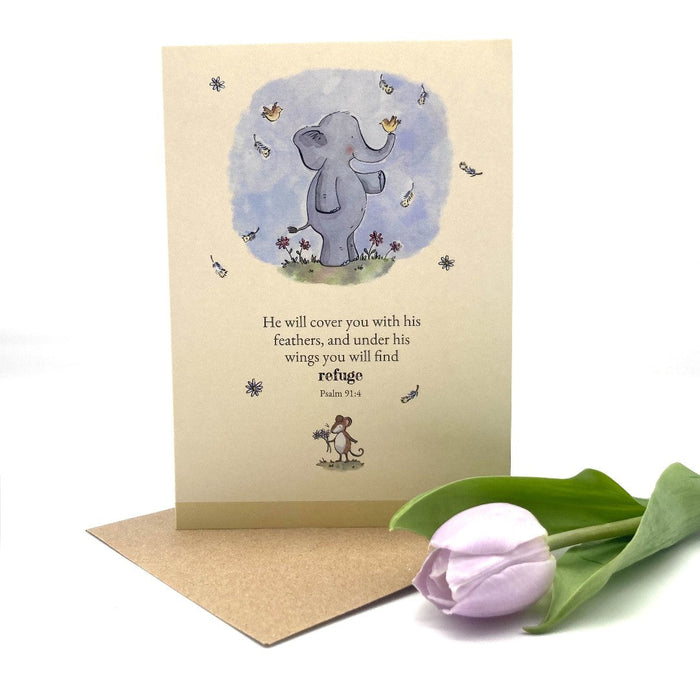 Refuge Elephant Card