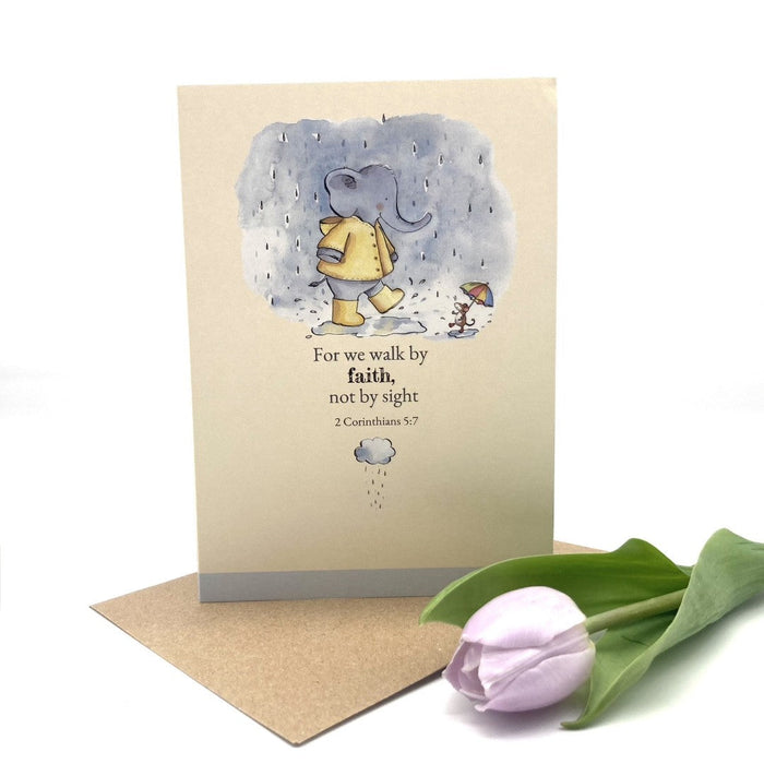 Walk Elephant Card