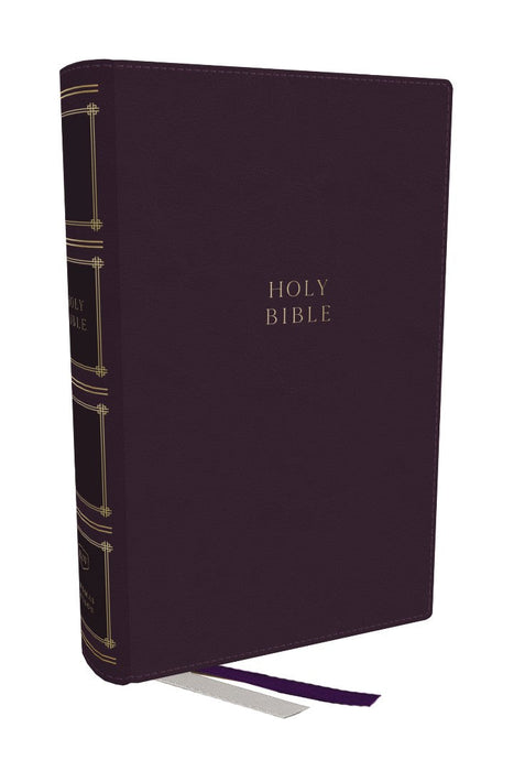KJV, Compact Center-Column Reference Bible, Leathersoft
