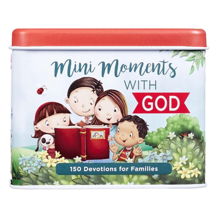Mini Moments with God Devotional Cards in Tin