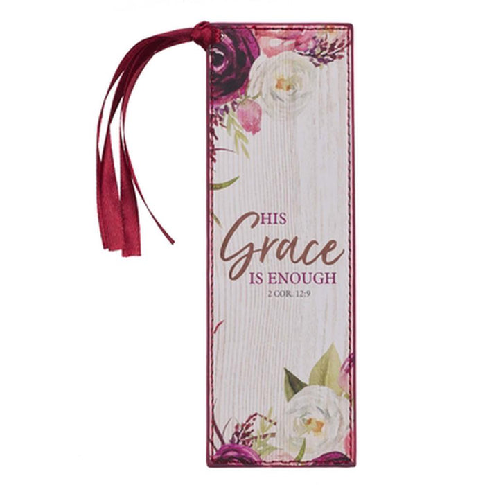 His Grace is Enough LuxLeather Bookmark