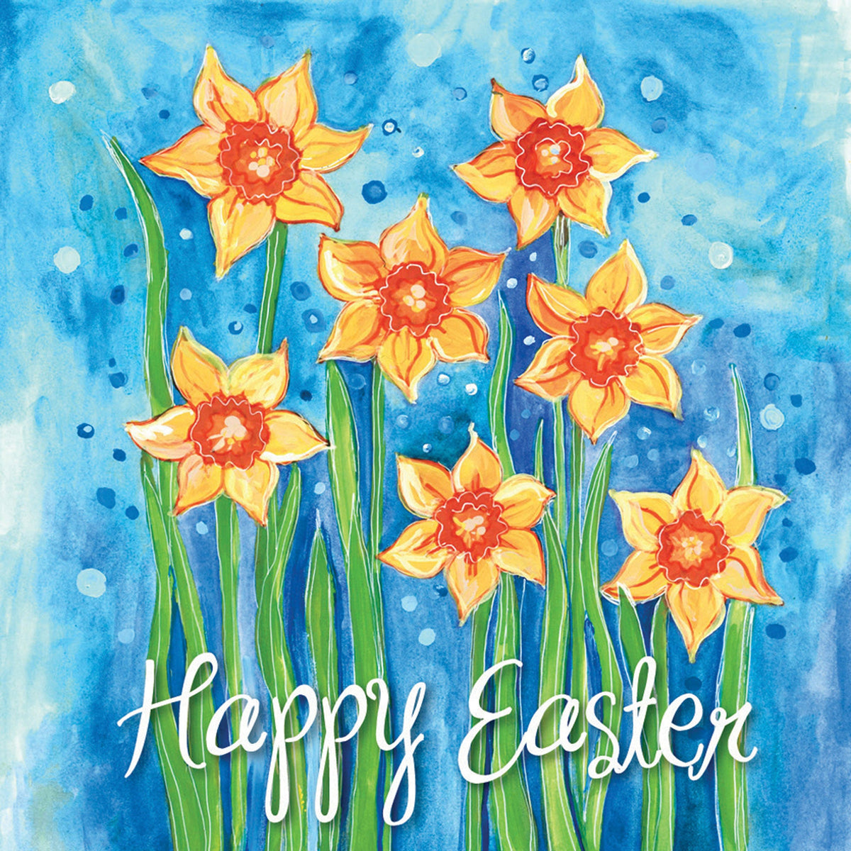 Sunny Daffodils Easter Cards (pack of 5) — Aslan Christian Books