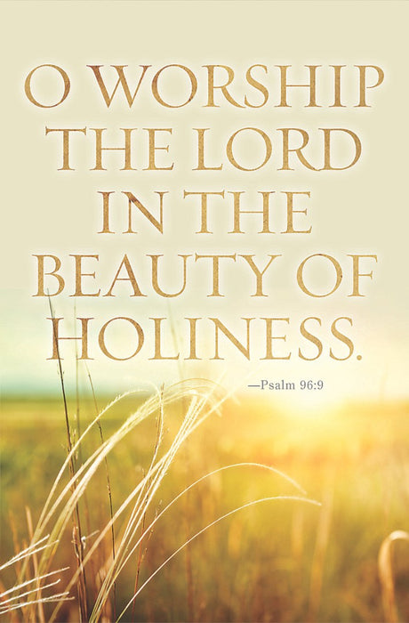 O Worship the Lord Bulletin (Pack of 100)