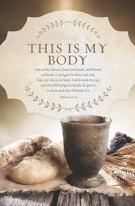 Communion Mark 14:22-23 Bulletin (Pack of 100)