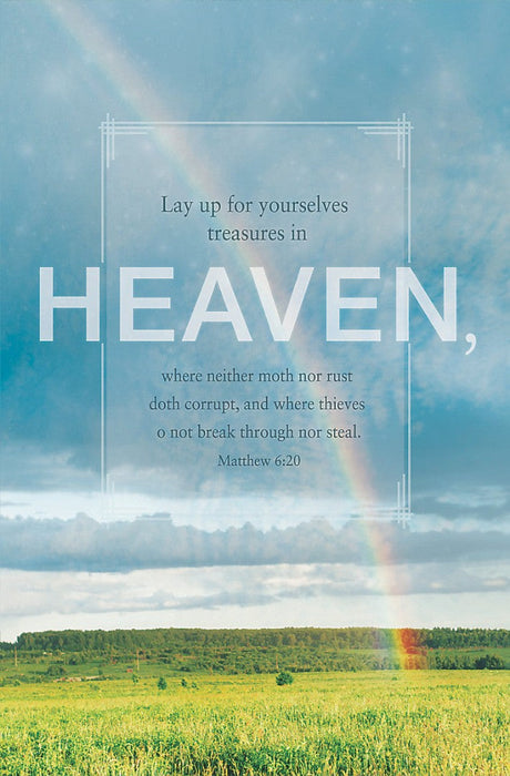 Lay Up For Yourself Bulletin (Pack of 100)