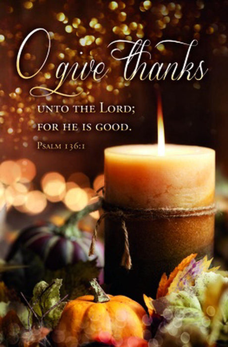 O Give Thanks Thanksgiving Bulletin (pack of 100)