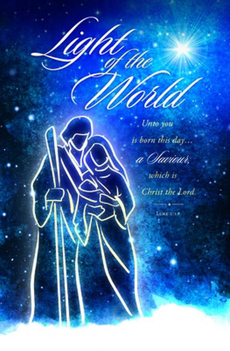 Light of the World Christmas Bulletin (pack of 100)