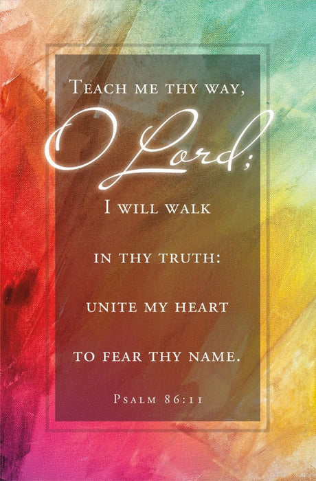 Teach Me Thy Way Bulletin (pack of 100)