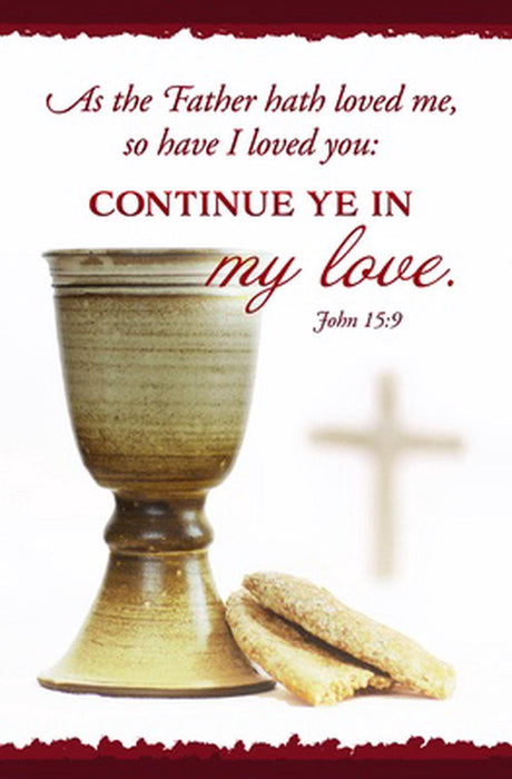 Continue Ye in My Love Bulletin (pack of 100)