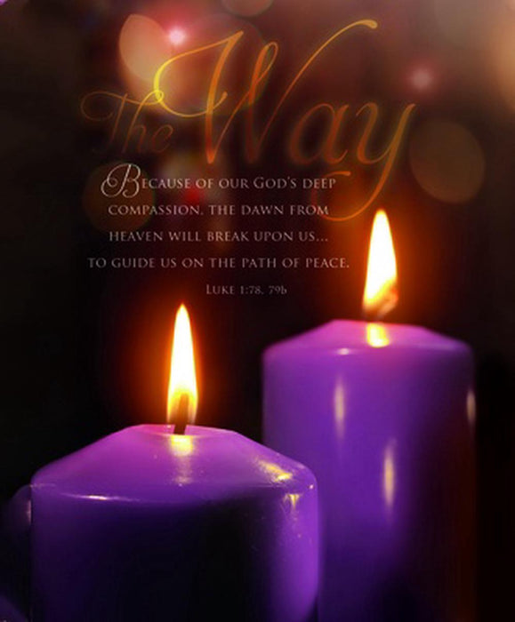 The Way Scripture Advent Large Bulletin (pack of 100)