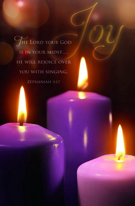 Joy Scripture Advent Bulletin (pack of 100)