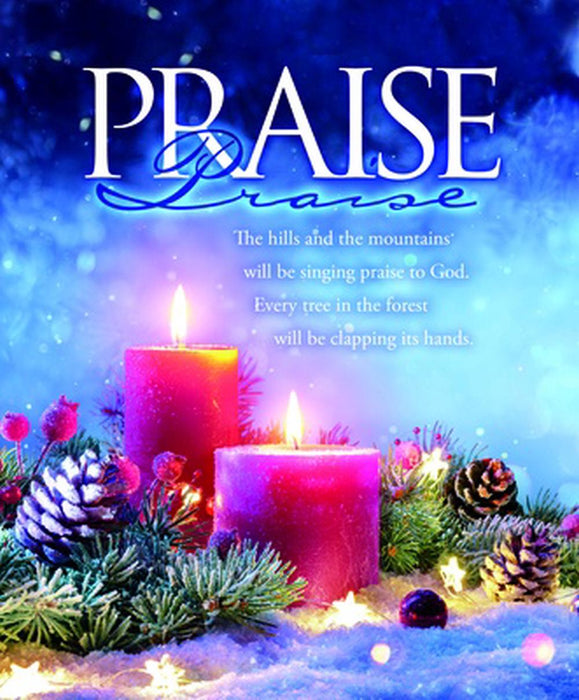 Hills and Mountains Advent Large Bulletin (pack of 100)