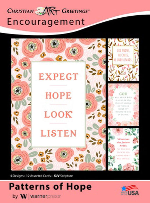 Patterns of Hope Encouragement Boxed Cards (box of 12)