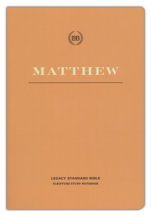 LSB Scripture Study Notebook: Matthew