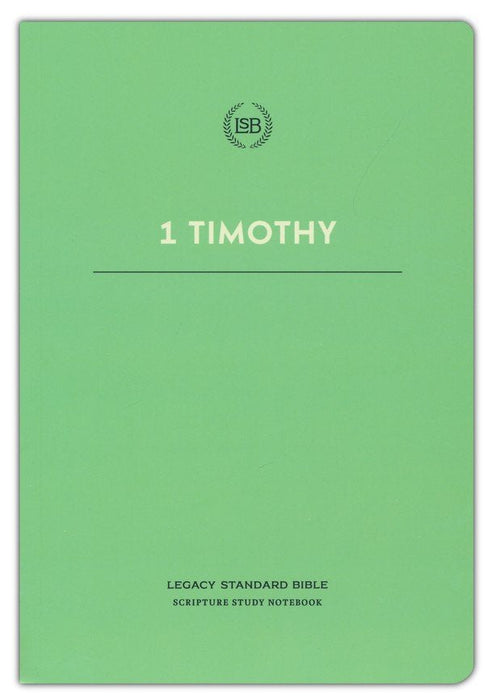 LSB Scripture Study Notebook: 1 Timothy