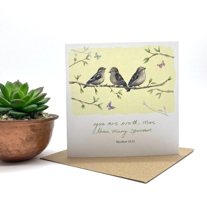 Sparrows Notecard