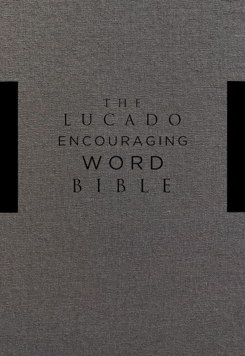 NKJV Lucado Encouraging Word Bible, Gray