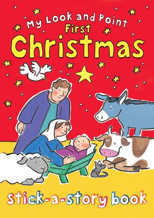 My Look And Point First Christmas Stick-A-Story Book