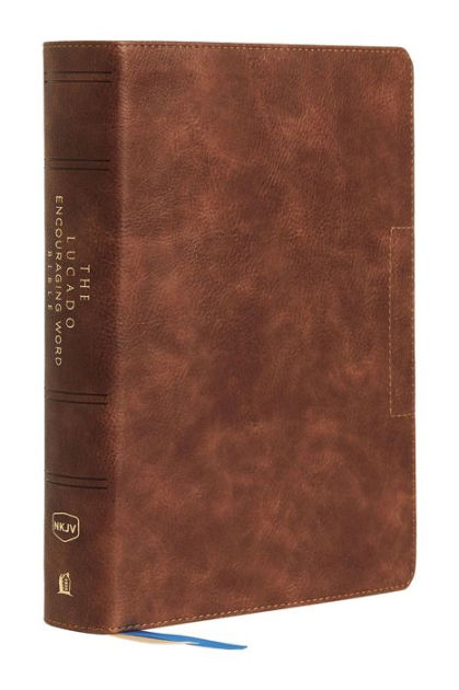 NKJV Lucado Encouraging Word Bible, Brown