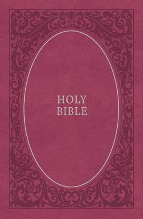 NKJV Holy Bible Leathersoft, Pink, Comfort Print